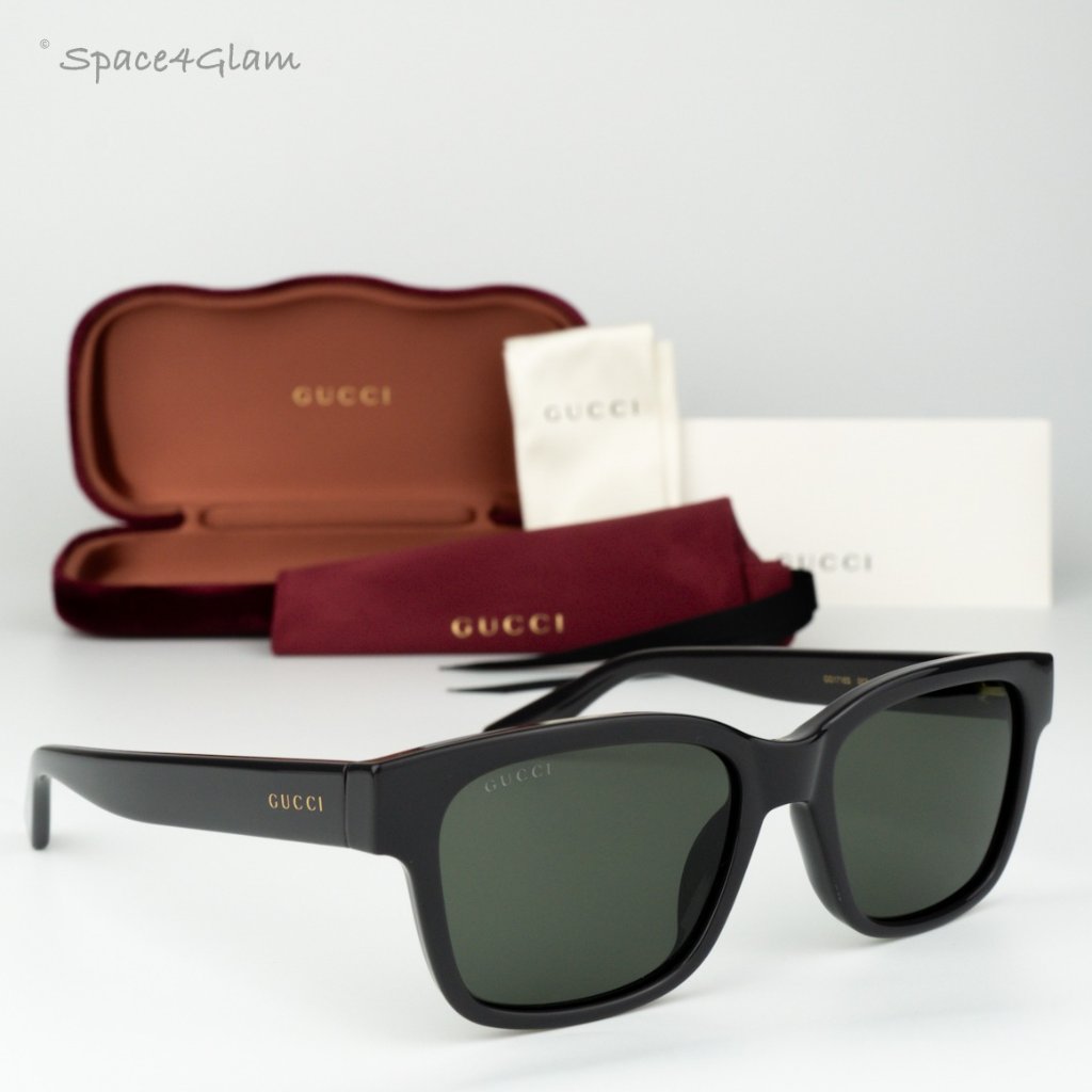 Brand New Gucci Gg1716s 003 Grey Square Unisex Sunglasses